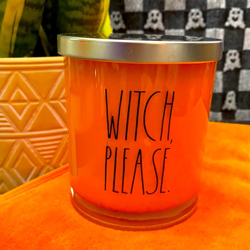 New. Rae Dunn- “Witch Please” candle.